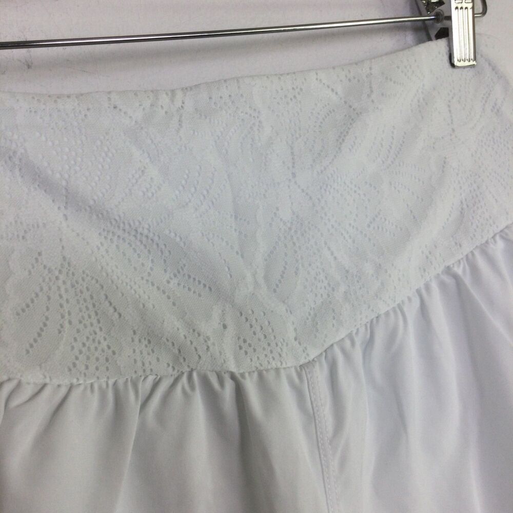 Halara Womens High Waisted Breezeful Shorts Stretch White Size Large NWT - Picture 9 of 11